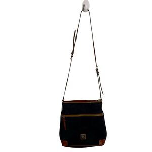 NWT Dooney & Bourke Suede Zip Crossbody Purse